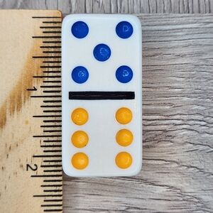 5:6 Replacement Dominoes Large Dot Shiny Color 2 X 1 X 5/8th